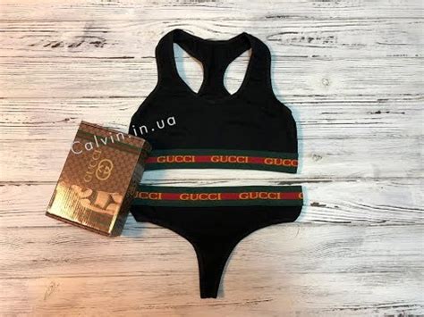 Женское белье GUCCI (топик+стринги) .